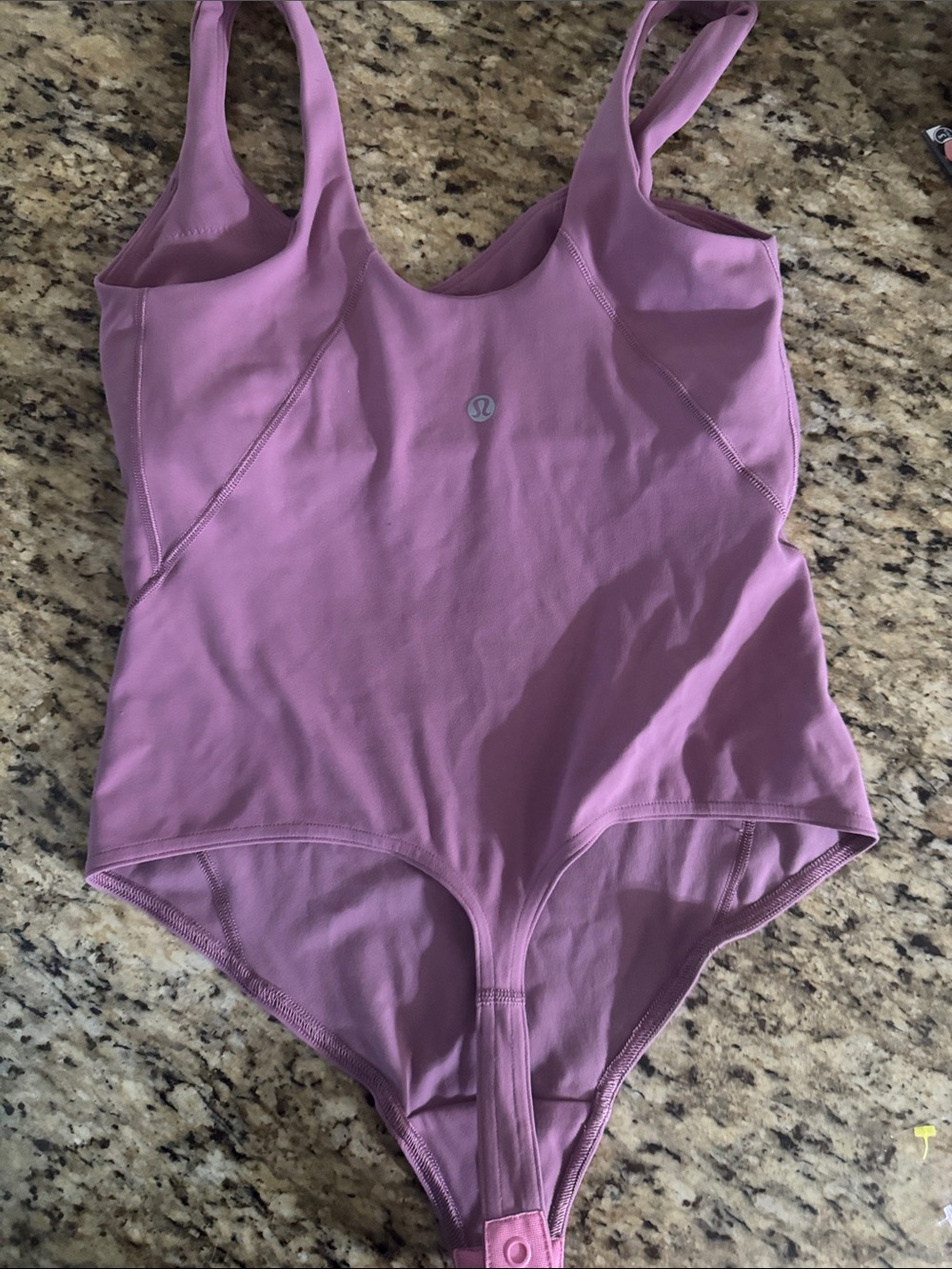 lululemon athletica Mauve Pink Scoop-Front align Bodysuit - Picture 2 of 3